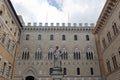 Siena (Tuscany, Italy) - Piazza Salimbeni Royalty Free Stock Photo