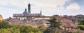 Siena, Tuscany panorama, Italy with beautiful dome of Cathedral Royalty Free Stock Photo
