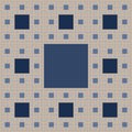 Sierpinski's Carpet Royalty Free Stock Photo