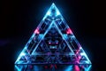 sierpinski triangle hologram a fractal created by repeatedly rem