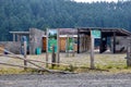 The main buildings at the Sierra Chincua Monarch Butterfly Sanctuary