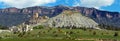 Sierra de Leyre and Ruins of abandoned village Esco