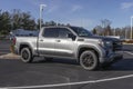 GMC Sierra 1500 Elevation pickup truck display. GMC is a division of GM and offers the Sierra 1500 in Limited and SLT models