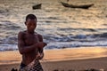 Sierra Leone, West Africa, the beaches of Yongoro Royalty Free Stock Photo