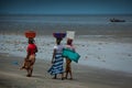 Sierra Leone, West Africa, the beaches of Yongoro Royalty Free Stock Photo