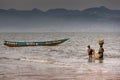 Sierra Leone, West Africa, the beaches of Yongoro Royalty Free Stock Photo