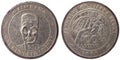 100 Sierra Leonean leones coin, 1996, both sides