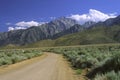 Sierra Nevada mountains seen from Owens Valley