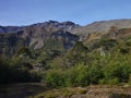 Sierra nevada ridge in las araucarias Royalty Free Stock Photo