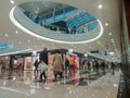 sierra nevada shopping centre, granada spain-december 22 2021: people walking through the large aisles of the Sierra