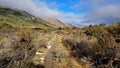 Sierra Trail above Lee Vining California Royalty Free Stock Photo