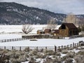 Sierra Valley ranch in Winter