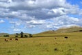 Sierras y nubes Royalty Free Stock Photo