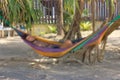 Siesta in a hammock Royalty Free Stock Photo