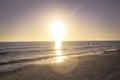 Siesta Key Beach, Florida sunset Royalty Free Stock Photo