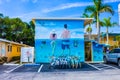 Siesta Key, USA - May 11, 2018: The beach hotel at Siesta Key at Florida, USA