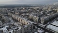 Sievierodonetsk, Lugansk region, Ukraine. Top view. War in Ukraine