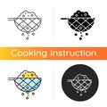 Sift cooking ingredient icon