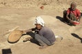 Sifting grain, Ethiopia