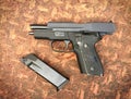 Sig sauer P228 airsoft 6 mm bullet ball pistol gun Royalty Free Stock Photo