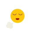 Sigh of relief emoji icon.