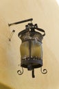 Sighisoara - light lamp in the street of old city Royalty Free Stock Photo