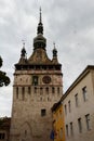The Clock tower. Sighisoara. Transylvania. Romania Royalty Free Stock Photo