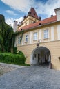 Sighisoara medieval citadel entrance, Romania Royalty Free Stock Photo