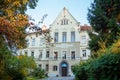 Beautiful building of Liceul Teoretic Josaph Haltrich Sighisoara