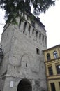 Sighisoara, Romania, june 24th 2016: Fortress Main Tower from the Medieval Town Sighisoara in Romania