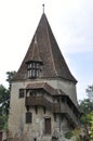 Sighisoara, Romania, june 24th 2016: Shoemakers Tower of the Citadel from the Medieval Town Sighisoara in Romania Royalty Free Stock Photo