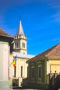 Sighisoara, Romania, May 12, 2019: Medieval citadel, located in the historic region of Transylvania, built by Transylvanian Saxons Royalty Free Stock Photo