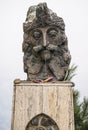 Sighisoara Romania - Statue of the Vlad the Impaler  Vlad Tepes in Sighisoara Citadel Royalty Free Stock Photo