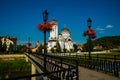 Sighisoara, Romania: view of the orthodox cathedral of saint treime