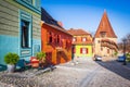 Sighisoara, Transylvania. Famous travel spot of Romania, touristic destination