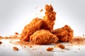 Crispy Delight: The Tempting Visuals of Fried Chicken.Generative AI Ilustration