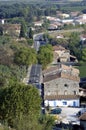 Sight of the French village of Vezenobres