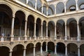 Sight of the internal courtyard The Normans`l Palace in Palermo, Sicily