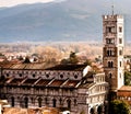 Sight of Lucca Cathedral Royalty Free Stock Photo