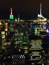 Sight of manhattan from rockefeller center