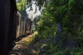 Old railroad and train museum in Ohs, Sweden