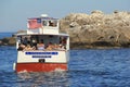 Sight-seers going out on the Finest Kind III cruise boat,Ogunquit,Maine,September,2014