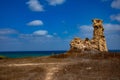 sighting tower destroyed on the sea (San Vero Milis)
