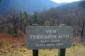 Terrapin Mountain seen from the Blue Ridge Parkway in Virginia