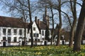 Postcards of Bruges beguinage 11 Royalty Free Stock Photo