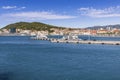 Sights of Croatia. Harbor in beautiful city Split.