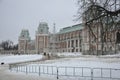 Sights of Moscow. Grand Tsaritsyno Palace in winter. Tsaritsyno - Palace Museum and Reserve Park in Moscow Russia