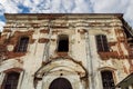 Sights of the Saratov region. Historical building in the Volga region of Russia 19th century 1872 year. A series of photographs of