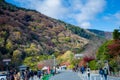 Sightseeing around Arashiyama area in Kyoto, Japan Royalty Free Stock Photo