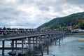 Sightseeing around Arashiyama area in Kyoto, Japan Royalty Free Stock Photo